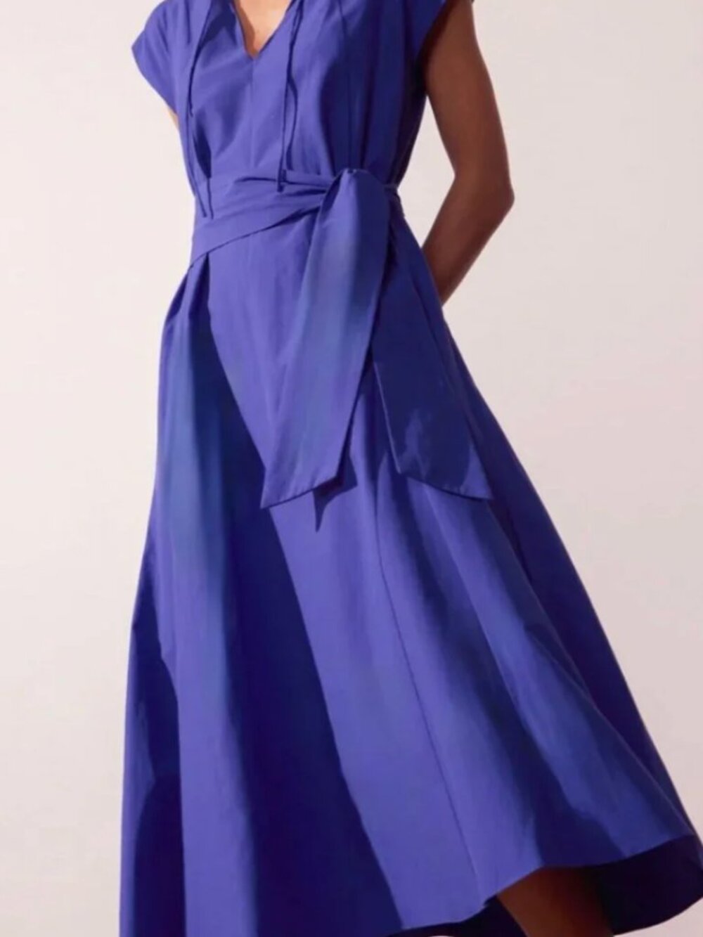 Brochu Walker Newport Midi Dress In Cobalt Blue